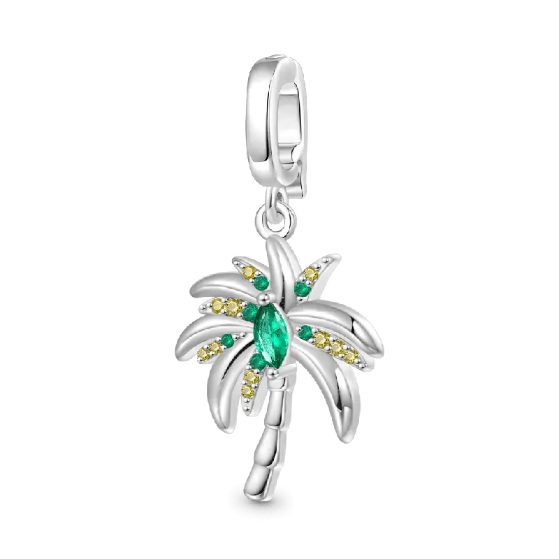 Gnoce Coconut Tree Clasp Clusters Charm