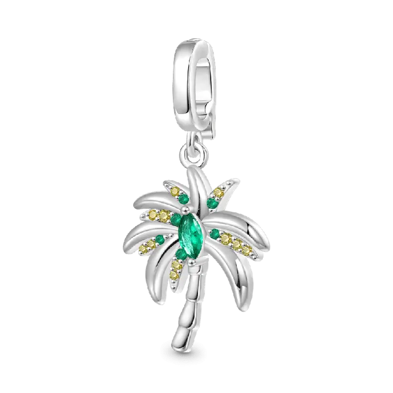 Gnoce Coconut Tree Clasp Clusters Charm