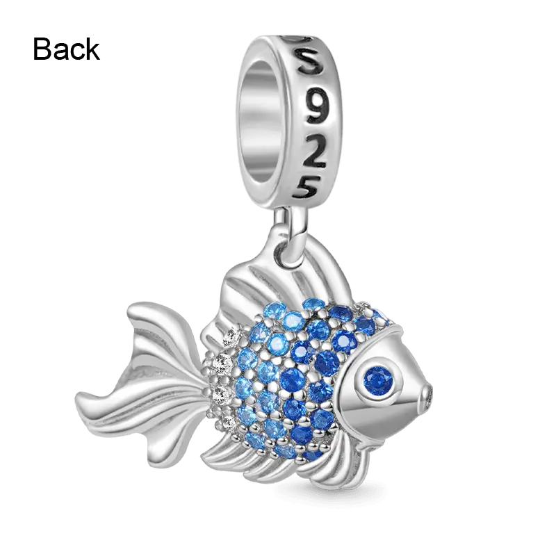 Gnoce Cheerful Fish Pendant Dangle Charm