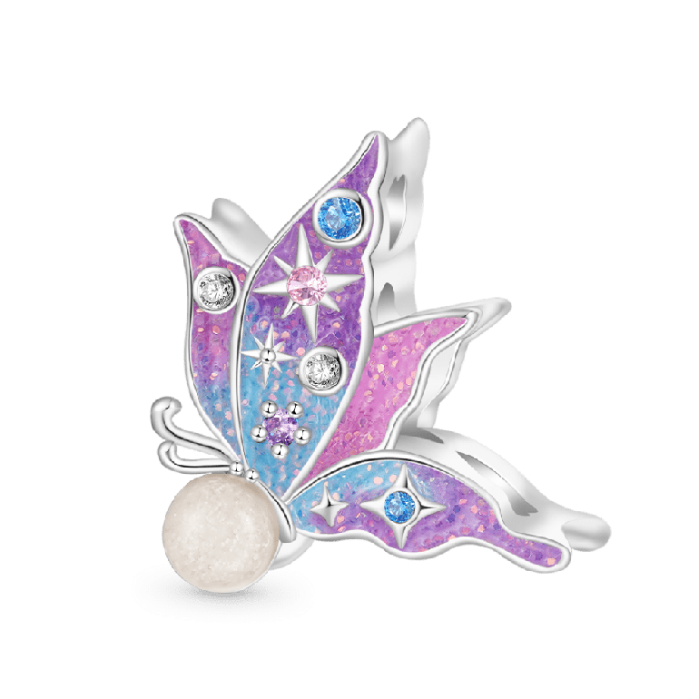 Gnoce Butterfly Glow-in-the-Dark Charm