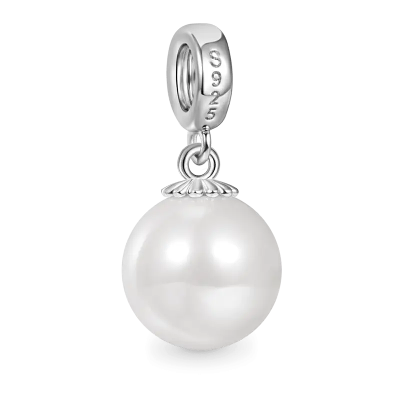 Gnoce Elegant Pearl Pendant Dangle Charm
