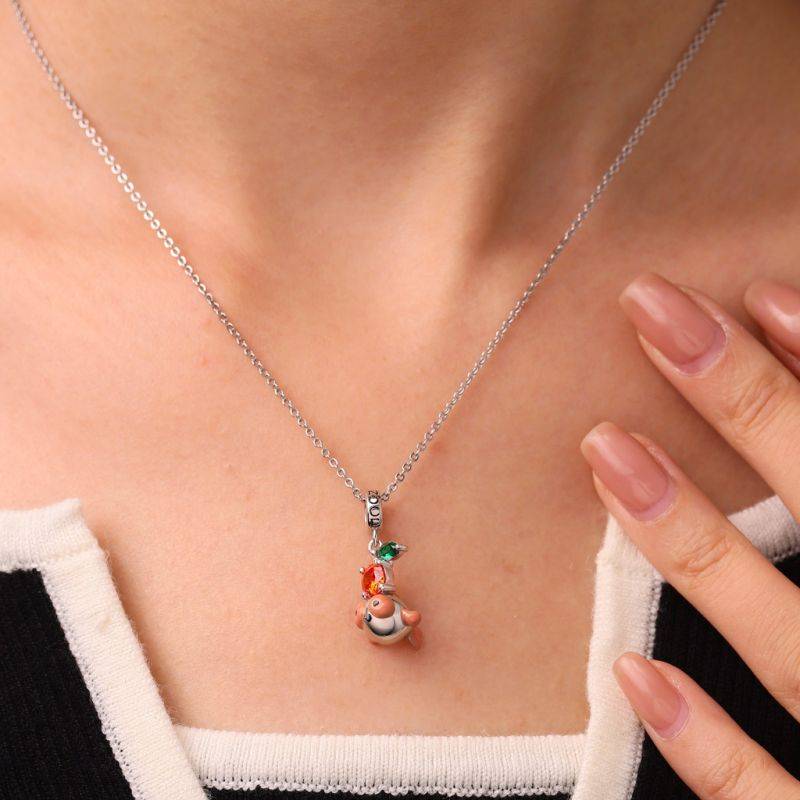 Gnoce Bubble-eye Goldfish Pendant Dangle Charm