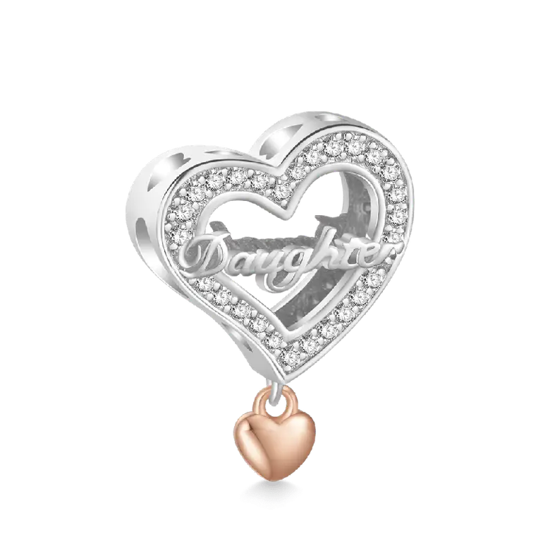 Gnoce Daughter's Heart Charm
