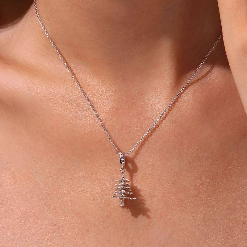 Gnoce Christmas Snowflake Tree Pendant Dangle Charm