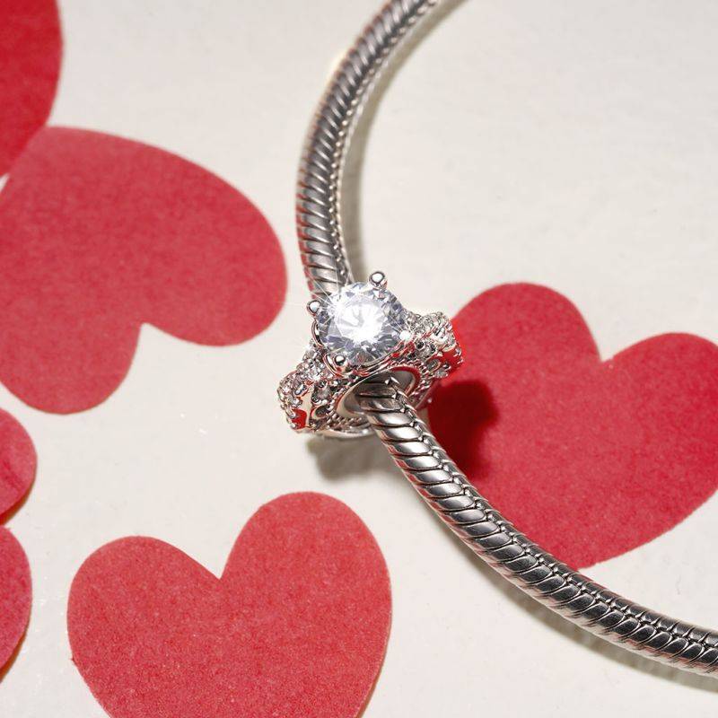 Gnoce Diamond Ring Wedding Stopper Charm