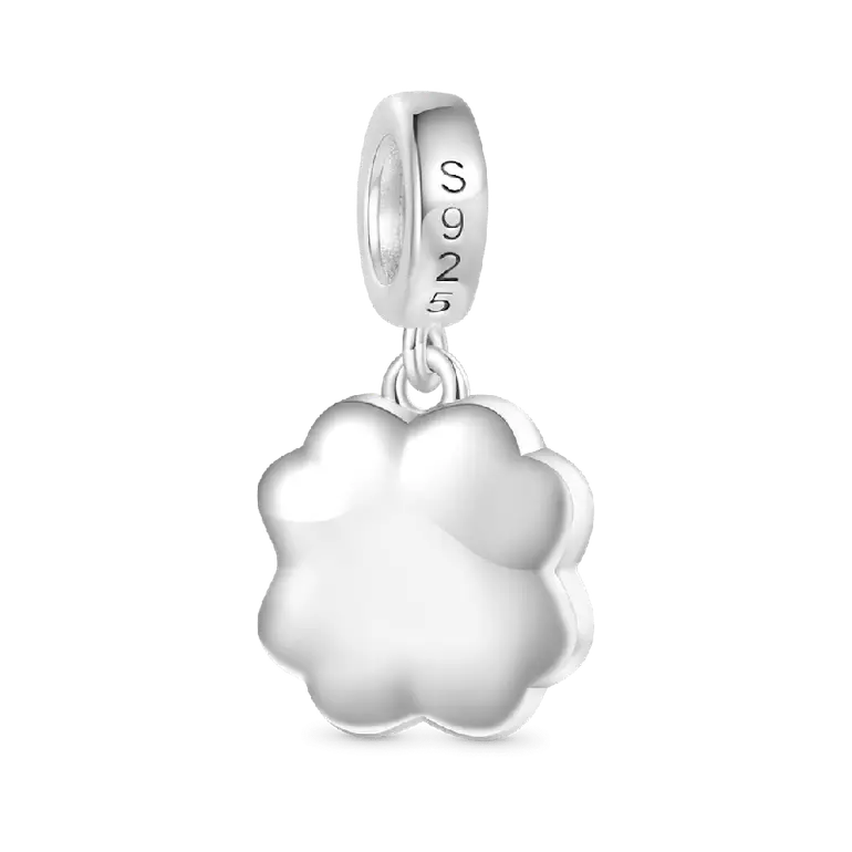 Gnoce Lucky Green Four-leaf Clover Pendant Dangle Charm