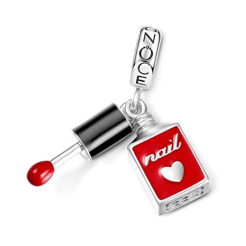 Gnoce Nail Polish Double Pendant Dangle Charm