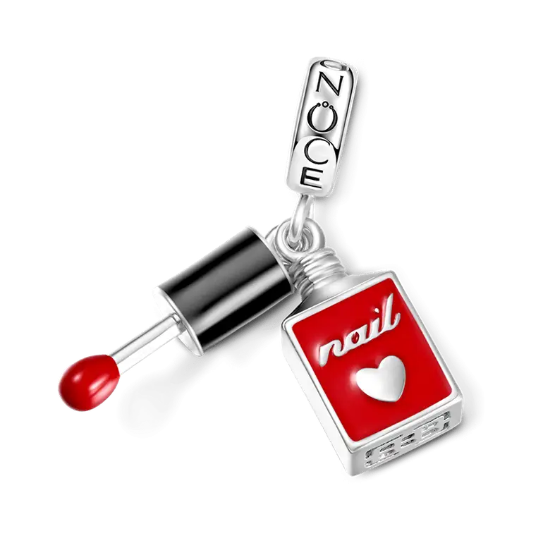 Gnoce Nail Polish Double Pendant Dangle Charm