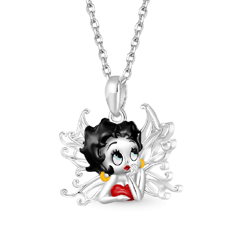Gnoce Betty Boop Wings Necklaces
