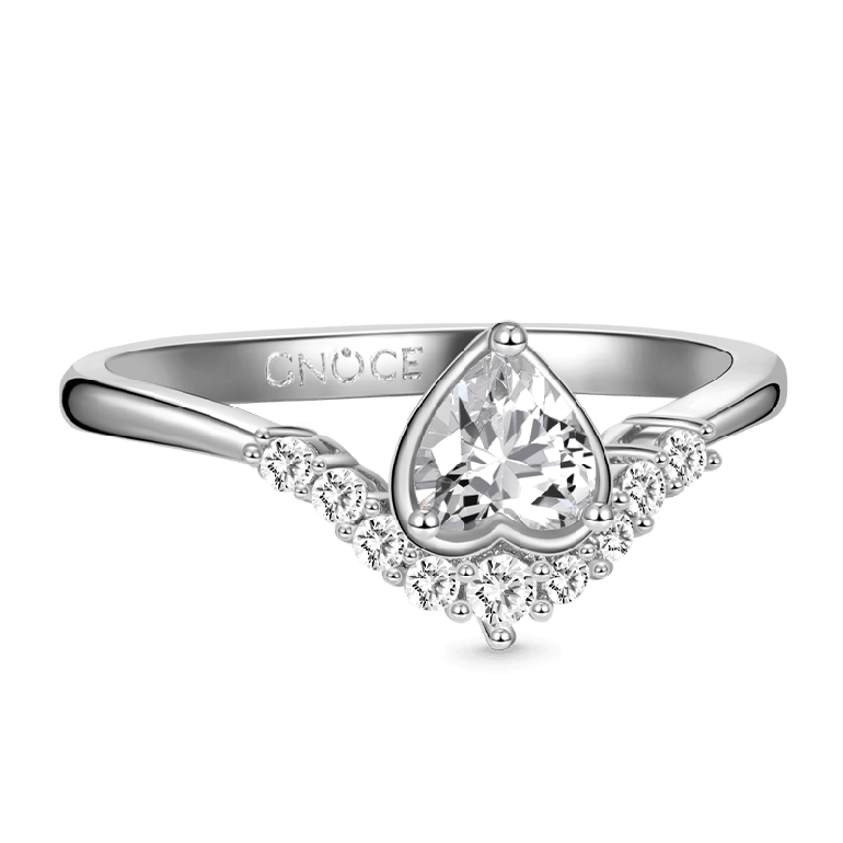 Gnoce Vintage Heart Cut V Shape Ring