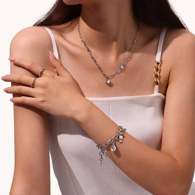 Gnoce Coffee Cup Clasp Clusters Charm