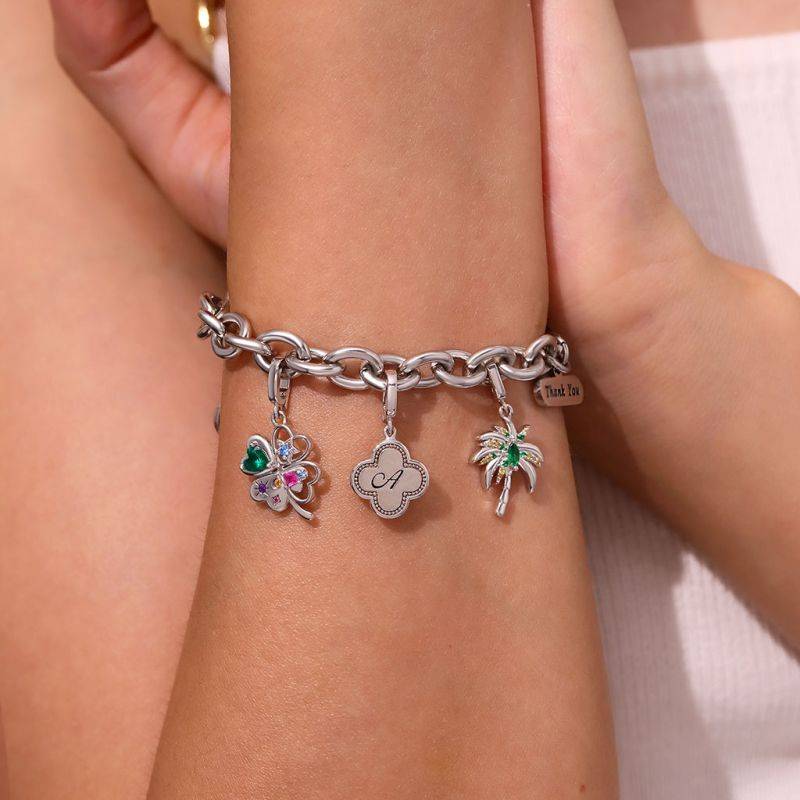 Gnoce Four Leaf Clover Clasp Clusters Charm