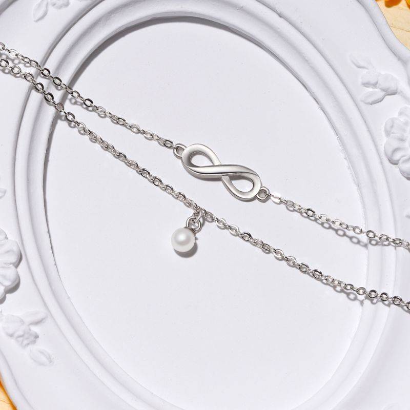 Gnoce Infinity Love Pearl Bracelets