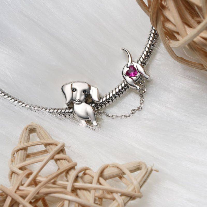 Gnoce Lively Dachshund Combination Charm