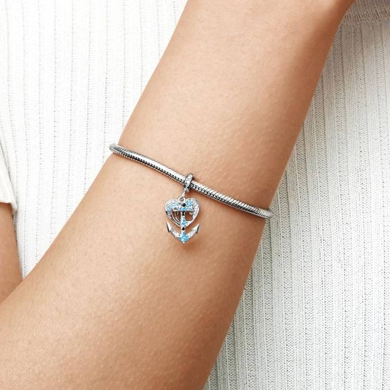 Gnoce Anchor Dangling Marine Pendant Dangle Charm