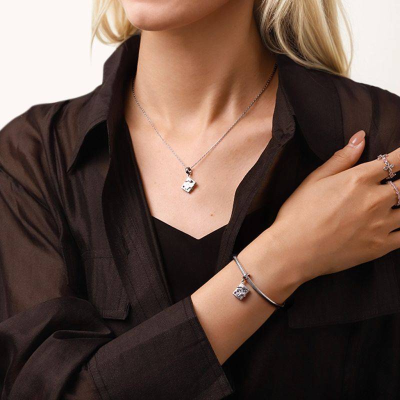 Gnoce 'Expecto Patronum' Magic Spell Book Pendant Dangle Charm
