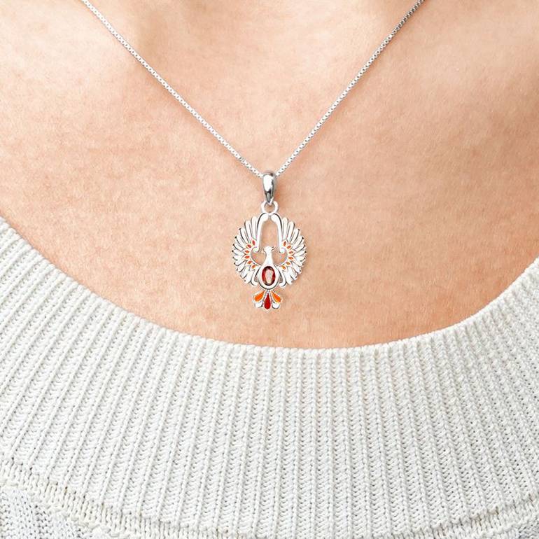 Gnoce Sparkling Phoenix Necklaces