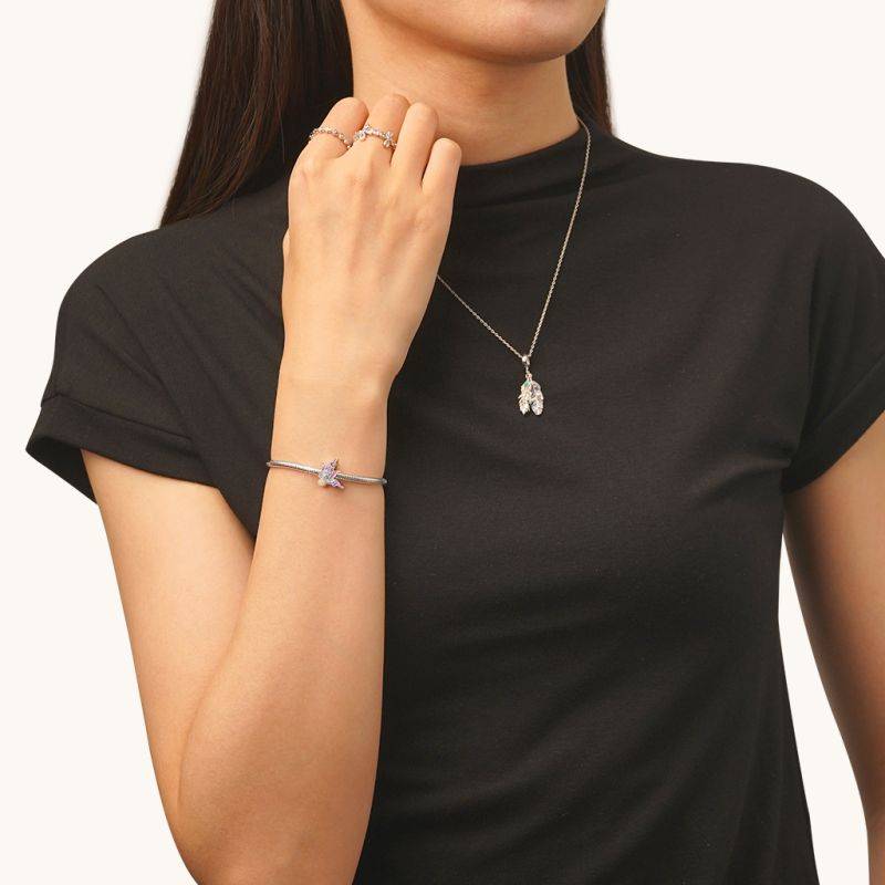 Gnoce Butterfly Glow-in-the-Dark Charm