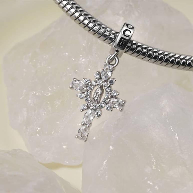 Gnoce Virgin of the Cross Pendant Dangle Charm