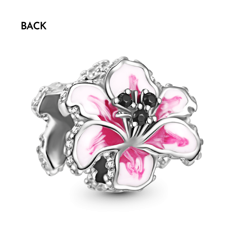 Gnoce Pink Lily Flower Charm