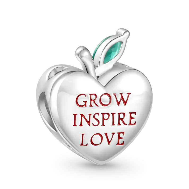 Gnoce Teacher Apple Charm