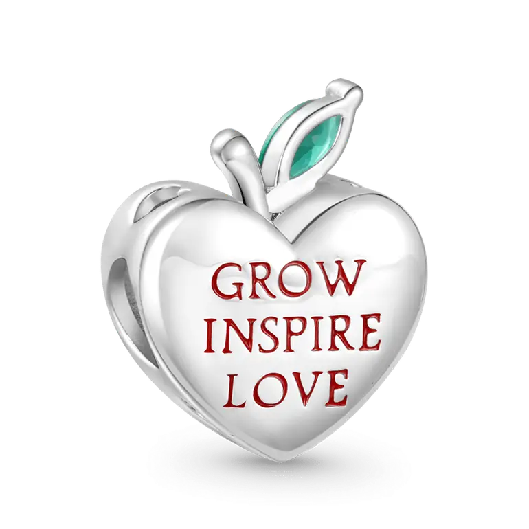 Gnoce Teacher Apple Charm