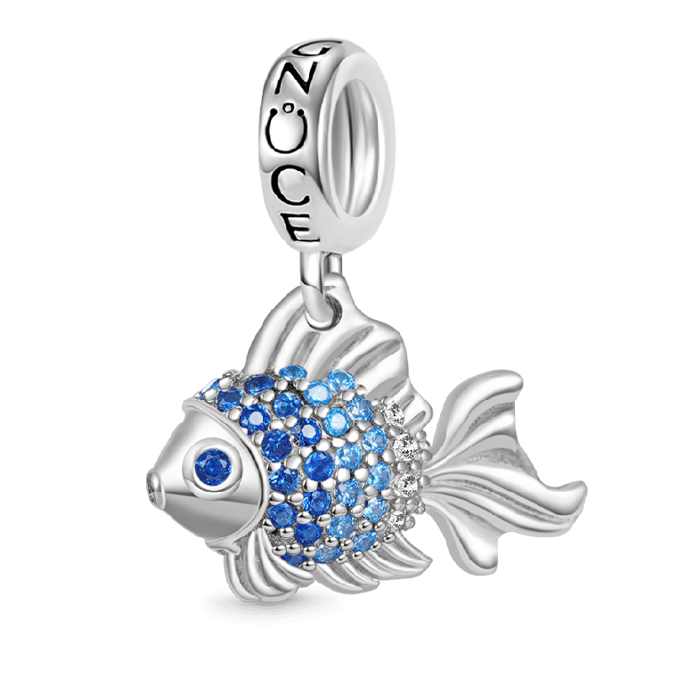 Gnoce Cheerful Fish Pendant Dangle Charm