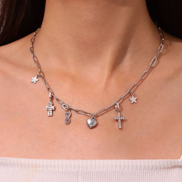 Gnoce Infinity Love Clasp Clusters Charm