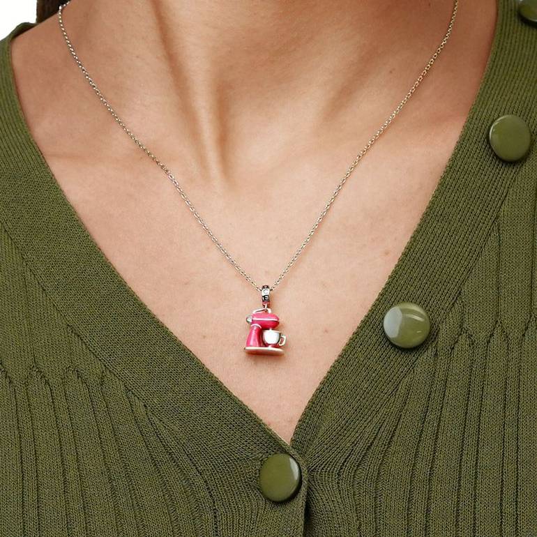 Gnoce Baker's Mixer Pendant Dangle Charm