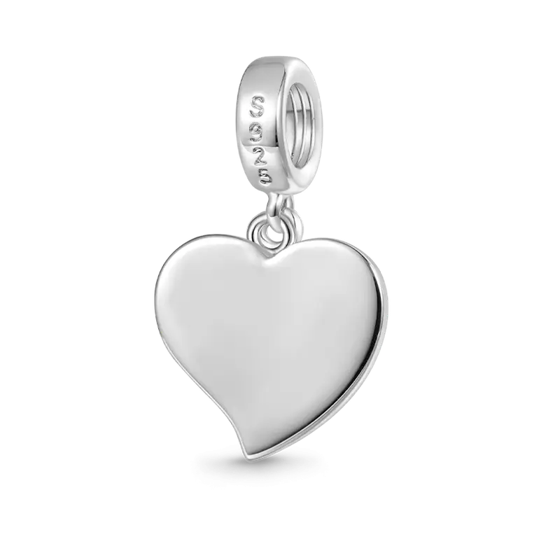 Gnoce “Forever in my Heart” Dog Paw Love Pendant Dangle Charm