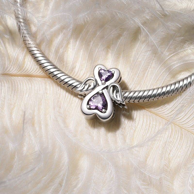 Gnoce Birthstone Angel Charm