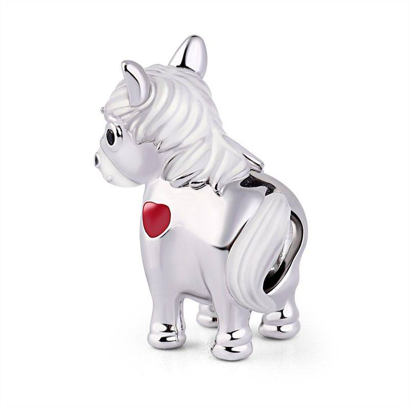 Horse 925 Sterling Silver Charm Bead