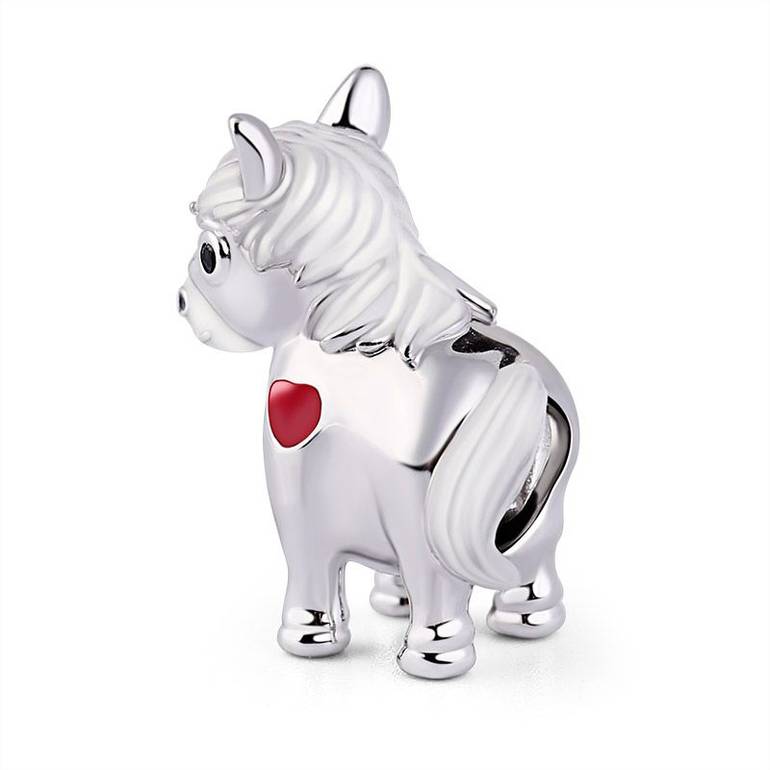 Horse 925 Sterling Silver Charm Bead