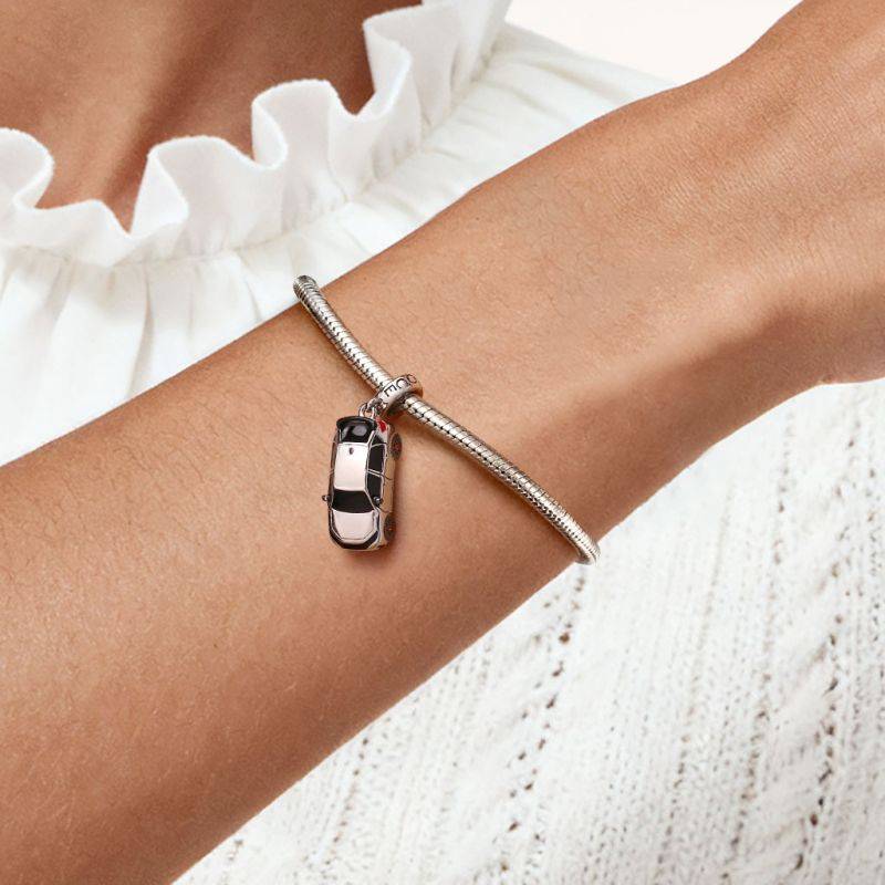 Gnoce Racing Car Pendant Dangle Charm