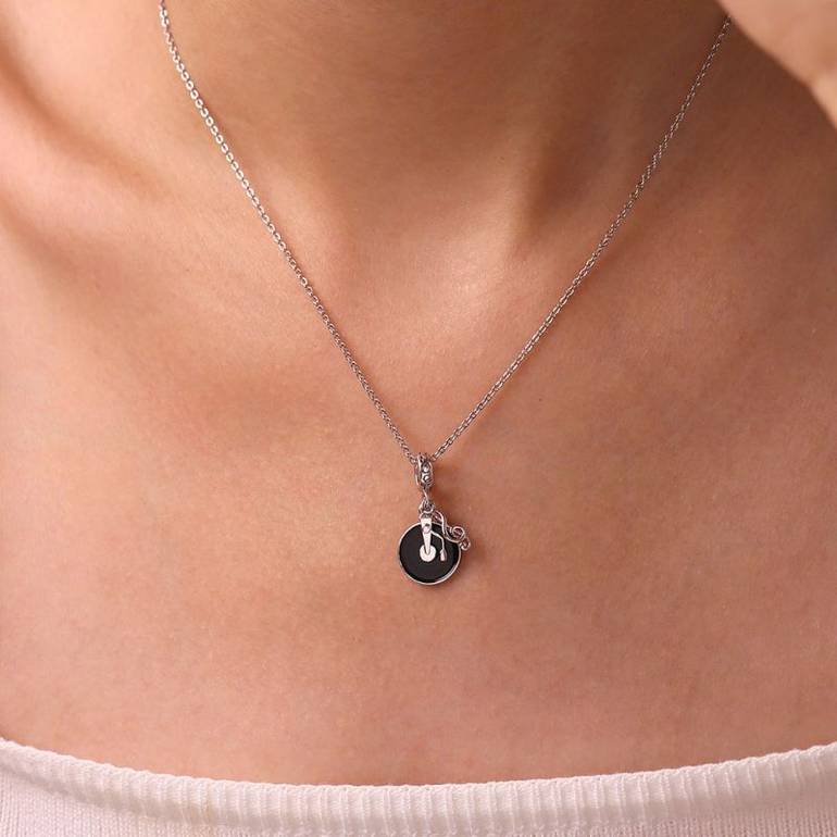 Gnoce Vintage Vinyl Disc Music Pendant Dangle Charm