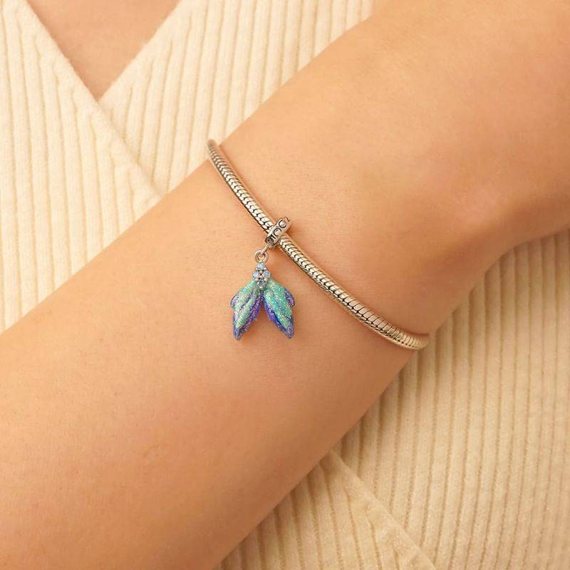Gnoce Ocean Mermaid Tail Pendant Dangle Charm