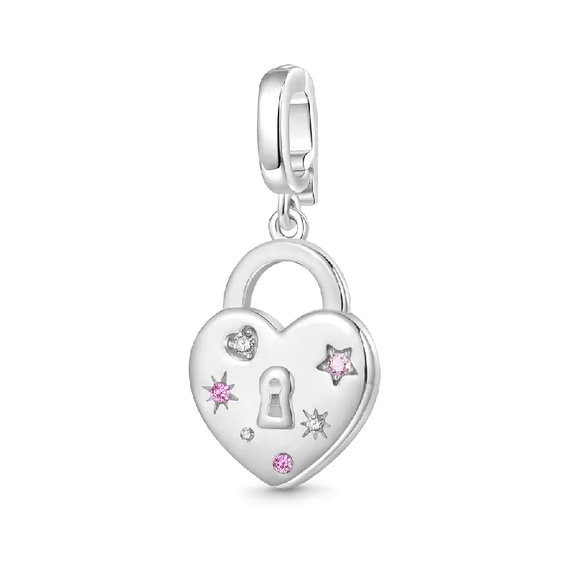 Gnoce Love Lock Clasp Clusters Charm