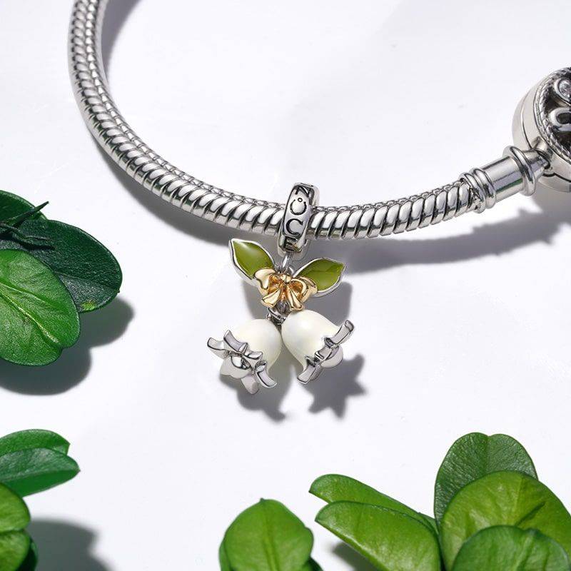Gnoce Lily of the Valley Pendant Dangle Charm