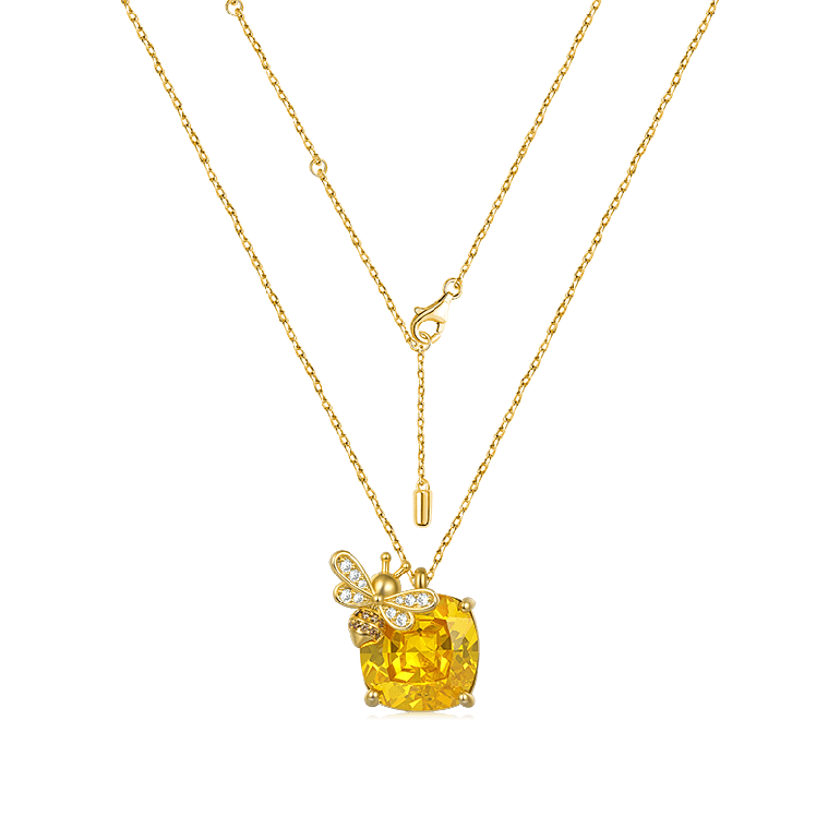 Gnoce Sparkling Honey Bee Necklaces