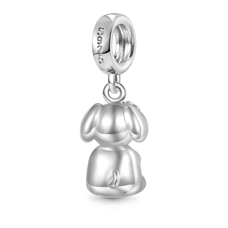 Gnoce Embrace Love Elephant & Baby Pendant Dangle Charm