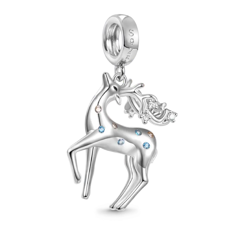 Gnoce Lovely Deer Pendant Dangle Charm
