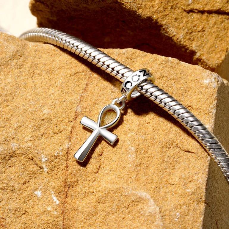 Gnoce Egyptian Ankh Cross Pendant Dangle Charm