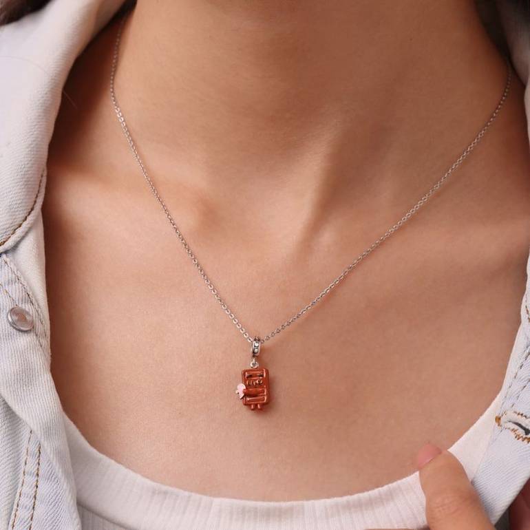Gnoce Matching Choco's Heart  Pendant Dangle Charm