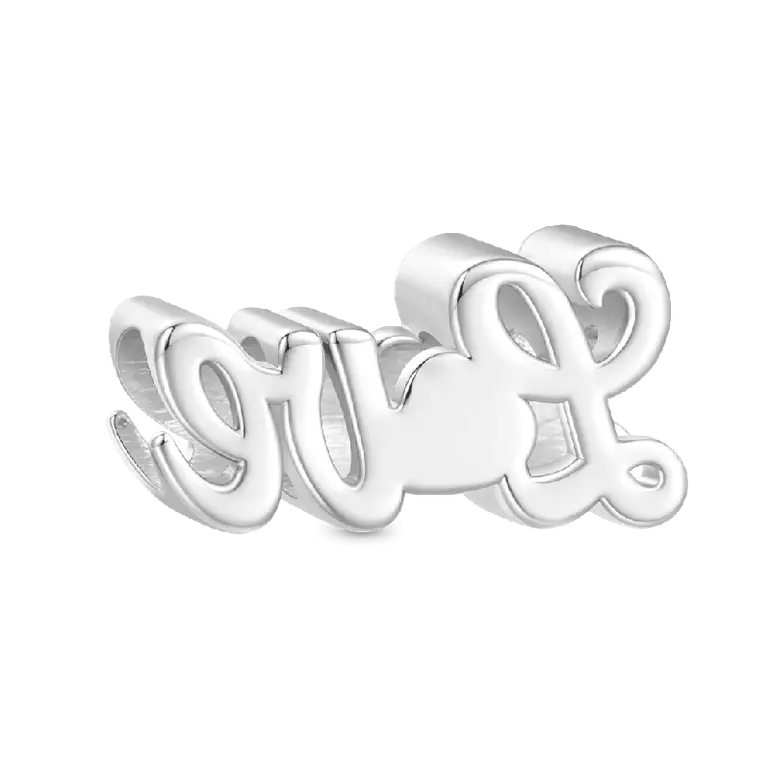 Gnoce Valentine's Day Glow-in-the-Dark Love Birthstone Charm