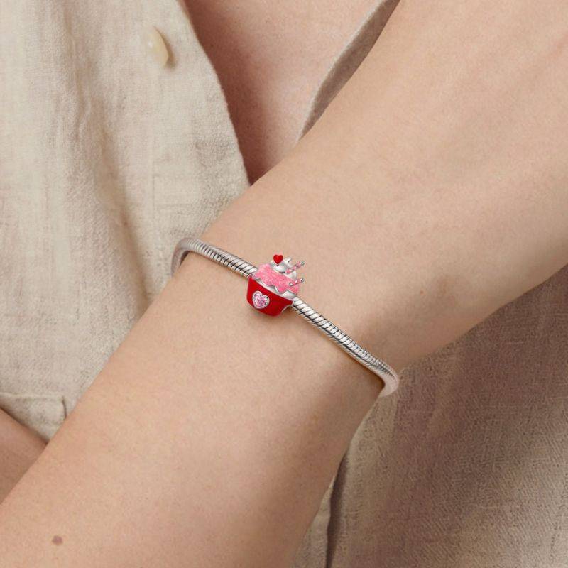 Gnoce Mini Cake Dessert Charm