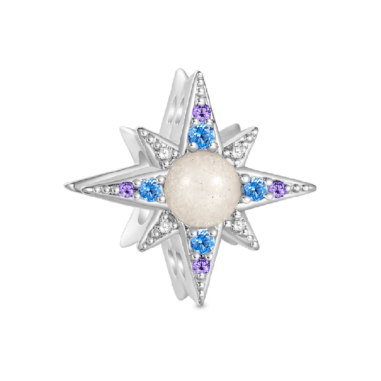 Gnoce Sparkling Glow-in-the-Dark Star Charm