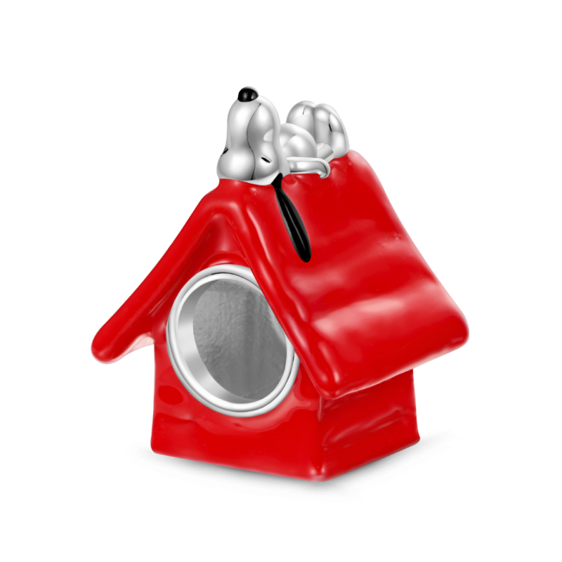 Gnoce Peanuts Snoopy Dog House Charm