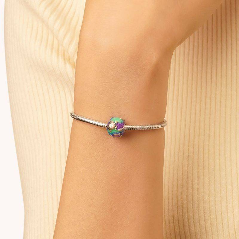 Gnoce Summer Ocean Series Round Charm