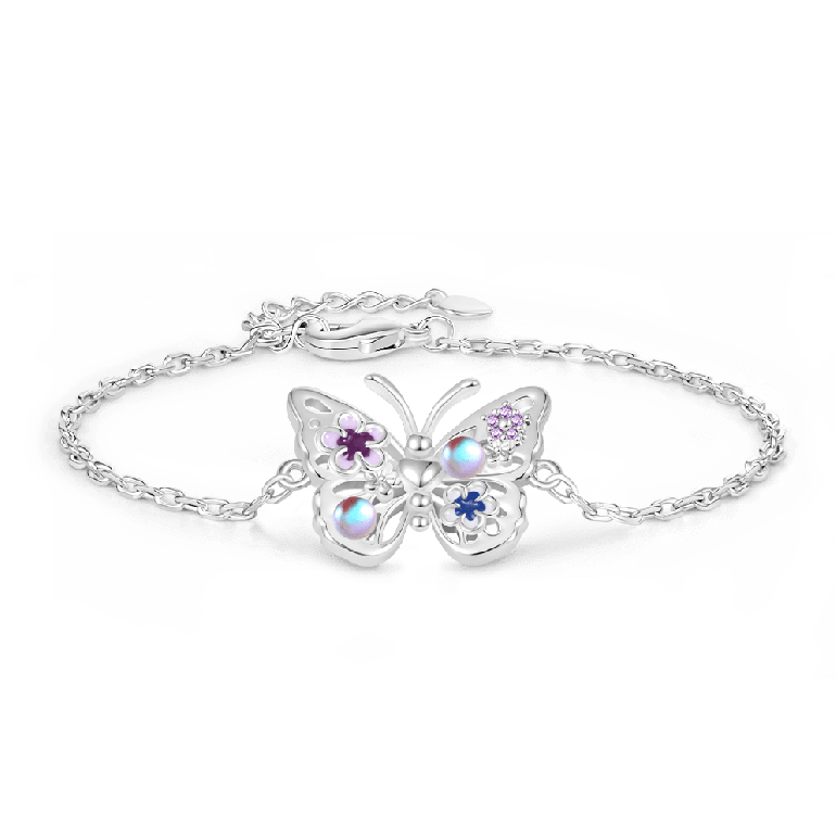 Gnoce Adjustable Flying Butterfly Bracelets