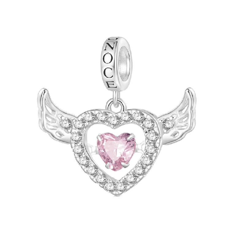 Gnoce Beating Heart Pendant Dangle Charm